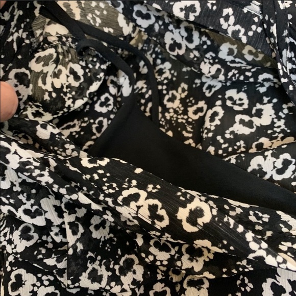 J. Crew Mercantile Black White Floral Dress - Picture 5 of 7